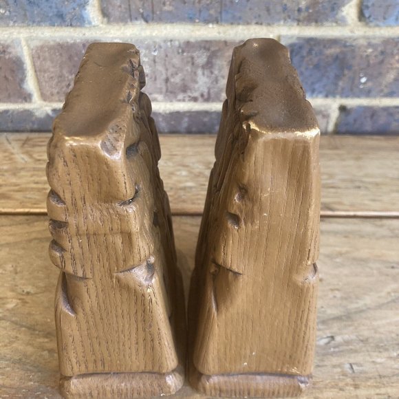 Vintage Resin Bookends Praise the Lord Sing to the Lord Books Not Included - Picture 11 of 12